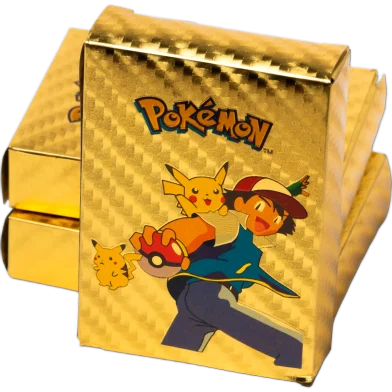 Pokemon Golden Cards Gold Foil Set 55 Pcs - Rokomari product